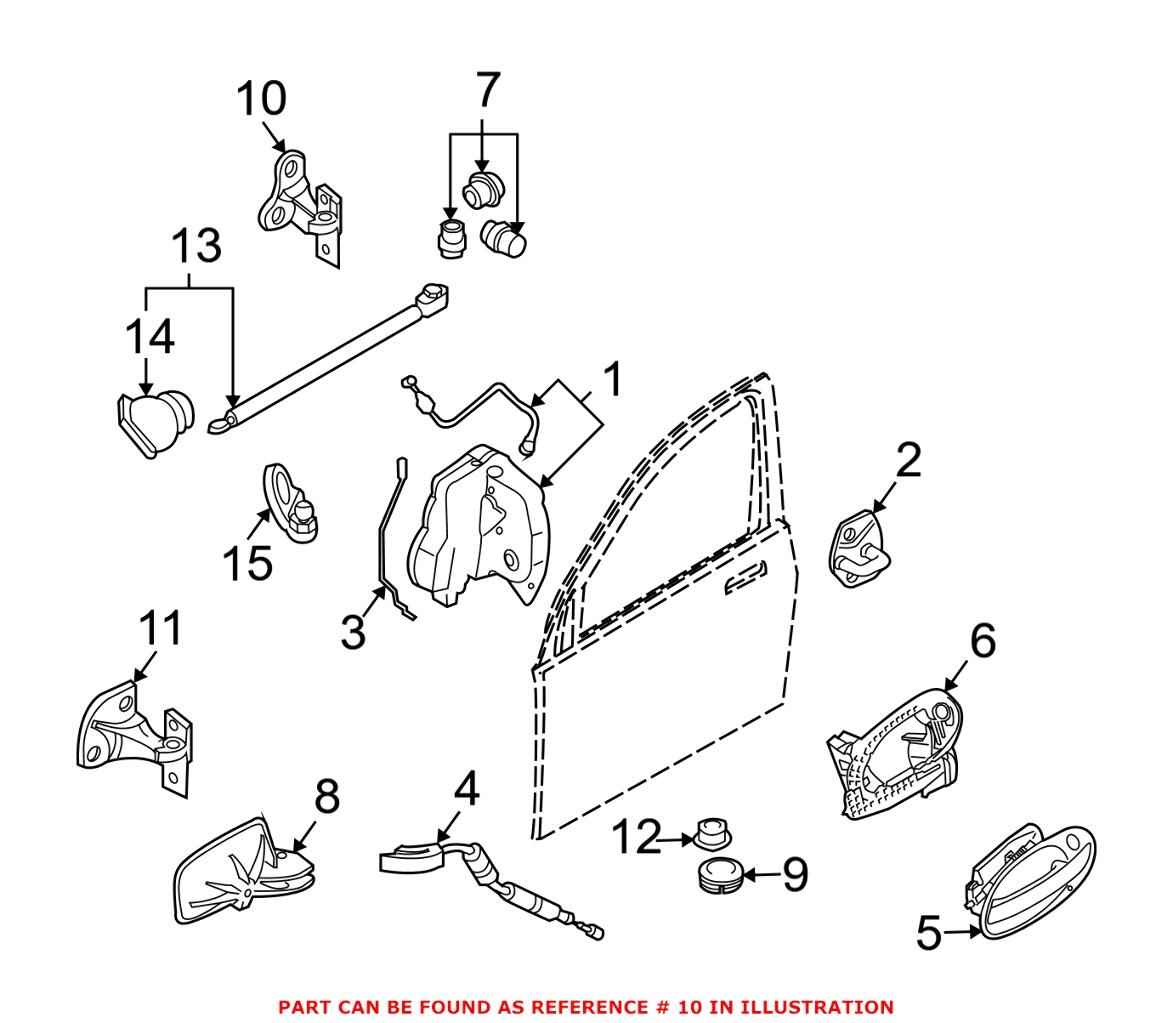 BMW Door Hinge 41517176859